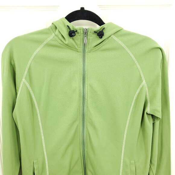 Exofficio Insect Shield Full Zip Performance Hoodie S Light Ivy Green - Picture 4 of 16